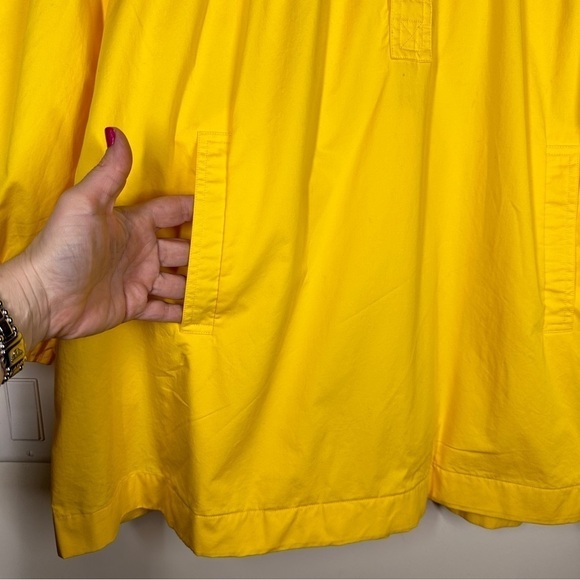 Ralph Lauren Oversized Trapeze Blouse with Balloon Sleeves in Sunny Yellow XS - Picture 5 of 7